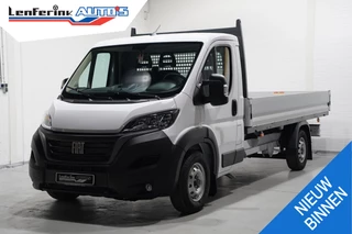 Fiat Ducato 2.2 MJet 140 pk L4 Pick Up / Open Laadbak va 429,- p/mnd, Airco, Cruise Control, 3-Zits, LxBxH 420x202x40 cm Nieuw