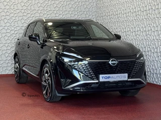 Nissan QASHQAI 1.3 MHEV 160PK 20''LMV LEER PANO MASSAGE TEKNA PLUS BOSE STOEL/STUUR/RUIT VERW MATRIX.LED ELEK.KLEP HEADUP 20''LMV GOOGLE NAVI 03/2025