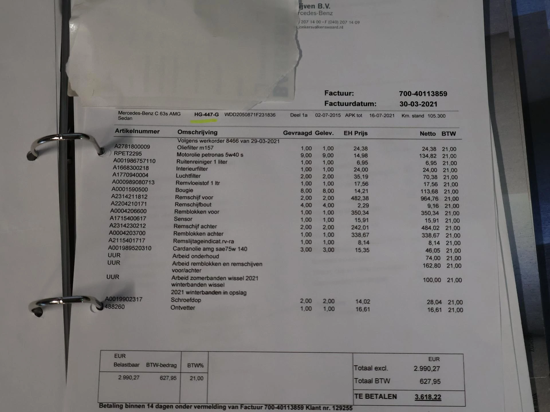 Hoofdafbeelding Mercedes-Benz C-Klasse