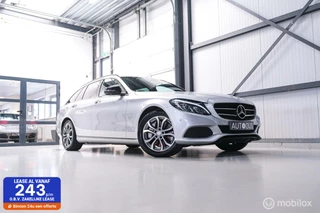 Mercedes C-klasse Estate 350 e Lease Edition | luchtvering | 360 cam | led | NAP NL auto | rijklaar |