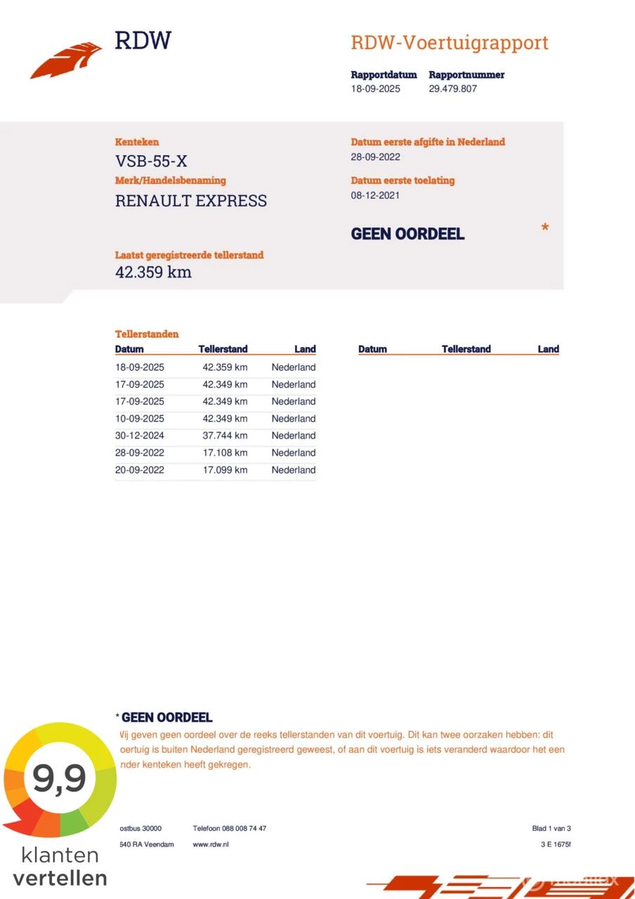 Hoofdafbeelding Renault Express