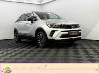 Opel Crossland 1.2 Turbo Elegance Half leder, Camera, Navi, Cruise control, Rijstrook correctie, A start stop, Apple carplay, Lichtmetalen velgen
