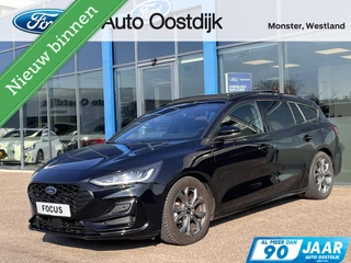 Ford Focus Wagon 1.0 EcoBoost Hybrid ST Line 155PK Automaat Winterpack Cruise Camera Parkeersensoren Climate Full-LED Keyless Privacy Glass *1500KG Trekgewicht*