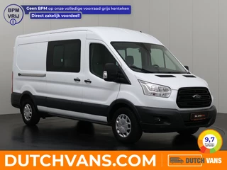 Ford Transit 2.0TDCi 130PK L3H2 Dubbele Cabine | 7-Persoons | Navigatie | Camera | Airco | Cruise | 2800Kg Trekhaak