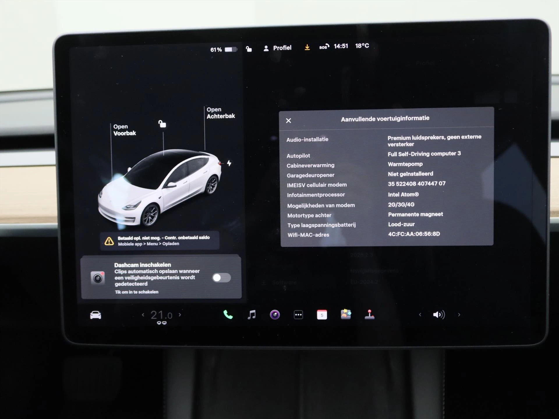Hoofdafbeelding Tesla Model 3