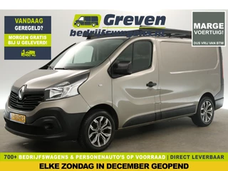 Renault Trafic 1.6 dCi T27 L1H1 | Marge |  Ex Schildersbus | Airco Cruise Imperiaal PDC Navi 3 Persoons 17"LMV Trekhaak