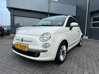 Hoofdafbeelding Fiat 500C Fiat 500C 1.2i Cabrio Lounge Leder Clima