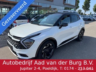 Sportage 1.6 T PHEV 265pk 4WD  GT Plus Line,  65 km Volledig elektr. rijden hierna Hybride aandrijving , GT Line uitvoering , Panorama dak . 19 inch Velgen , Priveglas, Stoel elektr. verstelbaar ,  Stoel & Stuur verwarming ,