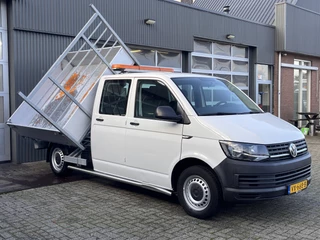 Volkswagen Transporter 2.0 TDI L2H1 DC 3 Zijdenkipper Airco Cruise controle Trekhaak 2500kg 6-Persoons Kipper Telefoonverbinding Werkverlichting 1e Eigenaar Euro 5