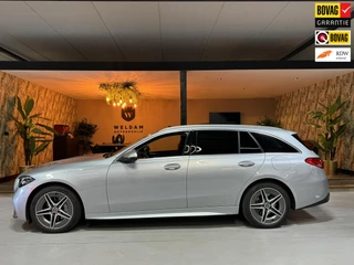 Mercedes-Benz C-klasse Estate 300 e AMG Line Garantie Trekhaak Massage Pano Ambient 360 Blindspot Elek Achterklep StuurVW Rijklaar