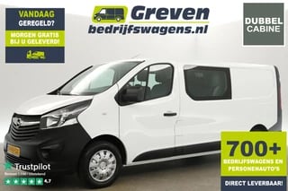 Hoofdafbeelding Opel Vivaro Opel Vivaro 1.6 CDTI L2H1 Dubbele Cabine Airco Cruise 6 Persoons Bluetooth Elektrpakket LED