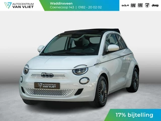 Fiat 500e 42 kWh Cabrio | Uit voorraad leverbaar | 17% Bijtelling | Pack Style