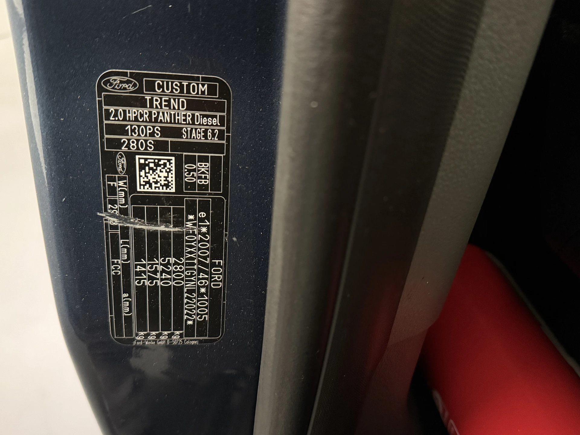 Hoofdafbeelding Ford Transit Custom