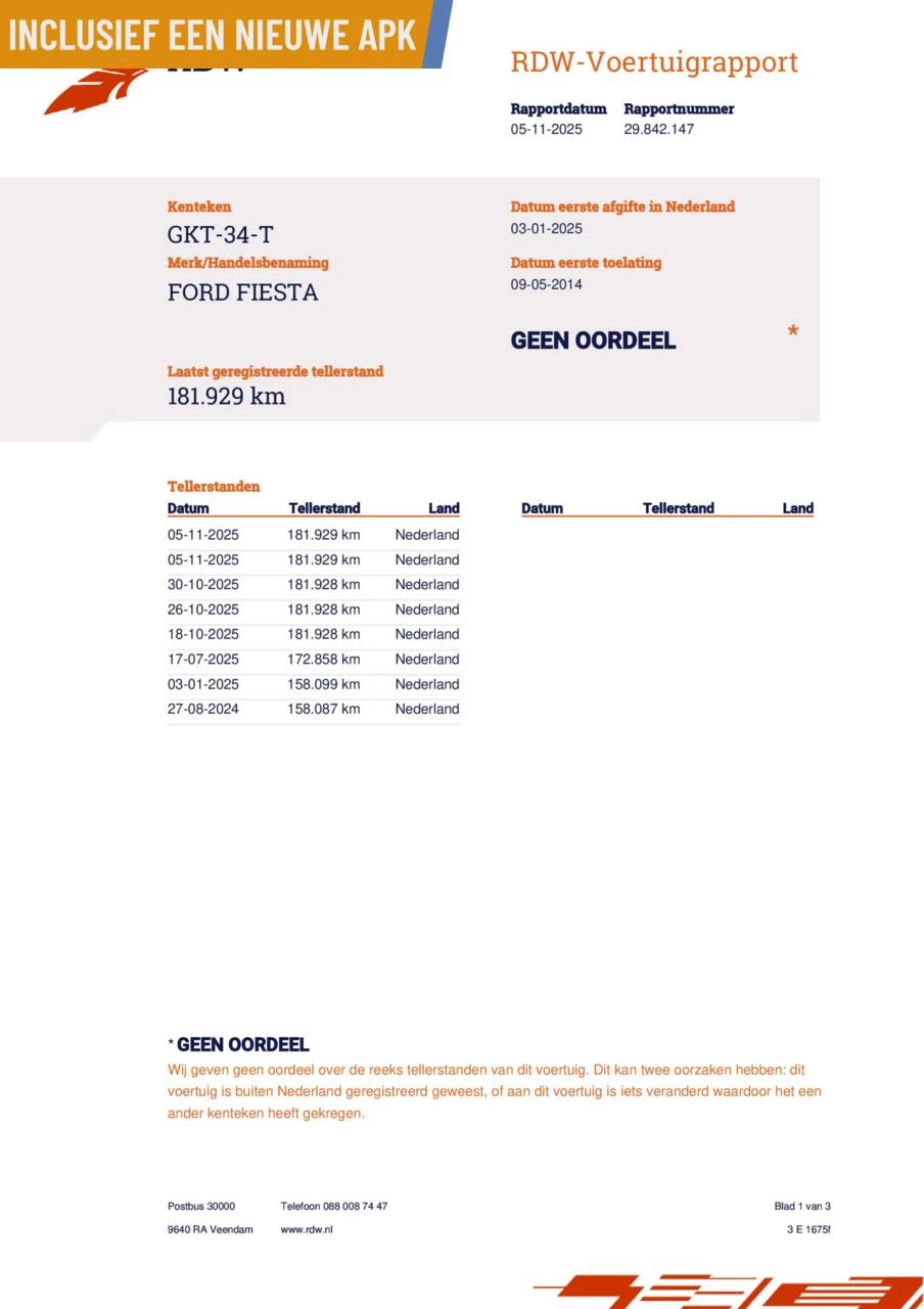 Hoofdafbeelding Ford Fiesta