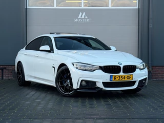 BMW 4-serie Gran Coupé 420i/184pk High Executive|2018|M-Pakket|BTW|Pano|Dealer|HUD|Trekhaak|Stoelverw.|Camera|Carplay|19" LMV