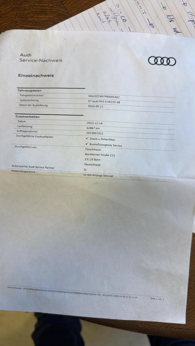 Hoofdafbeelding Audi Q7