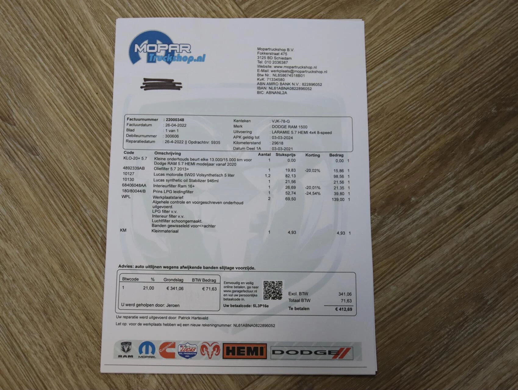 Hoofdafbeelding Dodge Ram 1500