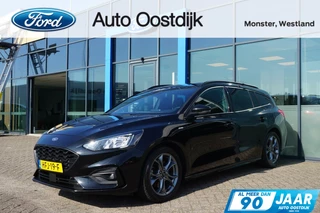 Hoofdafbeelding Ford Focus Ford Focus Wagon 1.0 EcoBoost Hybrid ST-Line 155PK Camera Winterpack Cruise Climate Navi Keyless Privacy Glass *Dealer Onderhouden*