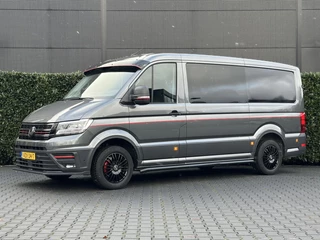 Volkswagen Crafter Bestel  35 2.0 TDI L3H2 DC Exclusive 75 EDITION, NL AUTO, NAP LOGISCH, LEDER, NAVI, CRUISE, PDC, LED, DAB, CAMERA, CLIMATE CONTROL, STOEL/STUURVERWARMING, ERGOCOMFORT, LICHTMETAAL 17"