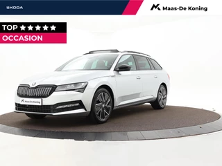 Skoda Superb Combi 1.4 TSI PHEV 218pk DSG iV Sportline automaat | Panoramadak | 360 Camera | Keyless | Elek. Voorstoelen | 18'' Inch | Garantie t/m 18-07-2028 of 100.000km · TOPDEAL