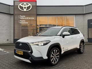 Hoofdafbeelding Toyota Corolla Cross Toyota Corolla Cross HYBRID 140 STYLE STOEL/STUURVERW BLIND-SPOT PARK-SENSOREN NAVI APPLE/ANDROID EL-ACHTERKLEP 18" LM-VELGEN