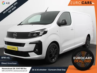 Opel Vivaro 1.5 Diesel 120 S&S L3 Apple Carplay /  Android Auto Parkeersensoren V+A Trekhaak Camera Navigatie Cruise Control LED koplampen houten afwerking laadruimte