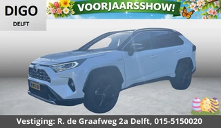 Toyota RAV4 2.5 Hybrid AWD Bi-Tone | 1650 KG trekgewicht | Trekhaak | Parkeersensoren | Apple Carplay & AndroidAUTO | Adapt.Cruise Control |