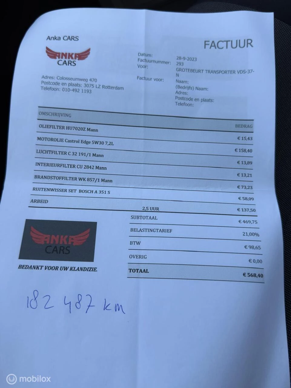 Hoofdafbeelding Volkswagen Transporter