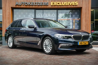 BMW 5-serie Touring 520i Executive Leer Navi LED Cruise Clima PDC