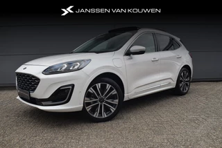 Ford Kuga 2.5 PHEV Vignale Lederen Bekleding Elektrisch Glazen Panorama-Dak Lichtmetalen Velgen 20" Head-Up Display Koplampen Adaptief