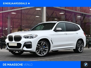 BMW X3 M40i xDrive High Executive Automaat / Panoramadak / Trekhaak / Sportstoelen / Adaptief M onderstel / Stuurverwarming / Comfort Access / Adaptieve LED / Head-Up / Harman Kardon