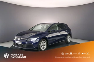 Volkswagen Golf Life 1.5 eTSI 130pk DSG Automaat Adaptive cruise control, Achteruitrijcamera, Stoelverwarming, App connect, Parkeersensoren, LED koplampen, Stuurwiel verwarmd, DAB, Radio, Airco