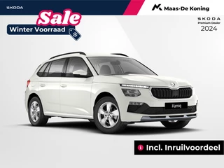 Hoofdafbeelding Škoda Kamiq Škoda Kamiq Selection 1.0 TSI 85 kW / 115 PK SUV 6 versn. Hand | Wegklapbare Trekhaak | Privatelease 339,- Per maand! | 2000,-euro Inruilpremie!