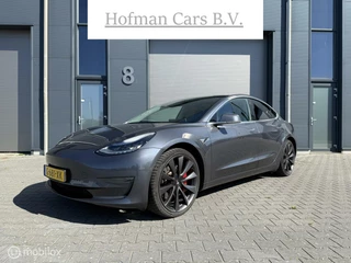 Hoofdafbeelding Tesla Model 3 Tesla Model 3 Performance AWD 75 kWh 462PK DUAL MOTOR 20Inch INCL BTW
