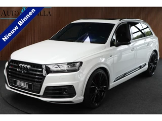 Audi Q7 4.0 TDI SQ7 quattro 7p Leer HUD Standkachel B&O 360° ACC Navi PDC Softclose Climate (4 zone) Alcantara hemel Lederen dashboard Luchtvering Climate Stoelverwarming v + a  PDC B&O Rising Tweeter LM velgen