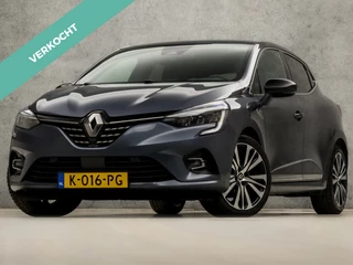 Renault Clio 1.6 E-Tech Hybrid 140 Initiale Paris 140Pk Automaat (APPLE CARPLAY, GROOT NAVI, CAMERA, LEDER, BOSE AUDIO, GETINT GLAS, STOELVERWARMING, ZWART HEMEL, KEYLESS, NIEUWSTAAT)