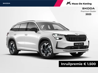 Hoofdafbeelding Škoda Kodiaq Škoda Kodiaq Sportline Business 1.5 TSI PHEV 150 kW / 204 PK SU | Comfort Pakket | Verwarmbare voorruit | Panorama dak | 1500,- inruilvoordeel!!