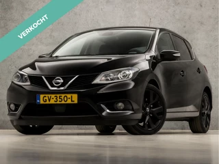 Nissan Pulsar 1.6 DIG-T GT Black Edition Sport 191Pk (NAVIGATIE, 360 CAMERA, STOELVERWARMING, LEDEREN SPORTSTOELEN, GETINT GLAS, KEYLESS, CRUISE, LED KOPLAMPEN, NIEUWSTAAT)