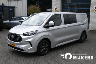 Ford Transit Custom 300L Limited 2.0 TDCI L2 DC 3000 KG inklapbare trekhaak, LED, Navigatie met camera