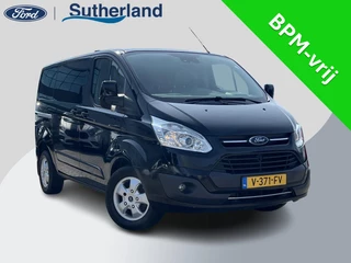 Hoofdafbeelding Ford Transit Custom Ford Transit Custom 290 2.0 TDCI L1H1 Limited DC 170pk Zuid | Dubbele Cabine | Automaat | Leer | Stoelverwarming | Camera achter | Dubbele schuifdeur |
