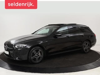 Mercedes-Benz E-klasse 300de 4Matic AMG Night | Panoramadak | Trekhaak |  Stoelverwarming | 360 camera | Adaptive cruise | Leder/Alcantara | Burmeseter | Matrix LED | Navigatie