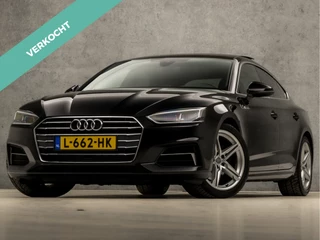 Audi A5 Sportback 40 TFSI S-Line Sport 191Pk Automaat (2X S-LINE, SCHUIFDAK, GROOT NAVI, DIGITAL COCKPIT, STUUR/STOELVERWARMING, SPORTSTOELEN, LEDER, SFEERVERLICHTING, GETINT GLAS, MATRIX LED, NIEUWE APK, NIEUWSTAAT)