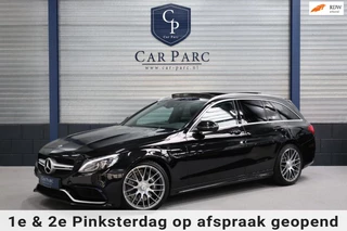 Mercedes-Benz C-klasse Estate AMG 63 LED/PANO/HUD/HALF LEER+ALCANTARA+S.VERWARMING/19" LMV/PDC/ECC/12 MDN GARANTIE!