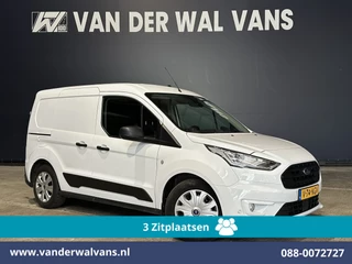 Ford Transit Connect 1.5 EcoBlue 100pk L1H1 Euro6 Airco | 3-Zits | Camera | Navigatie | LED | Cruisecontrol | Verwarmde voorruit Stoelverwarming, Trekhaak, Parkeersensoren, Bijrijdersbank