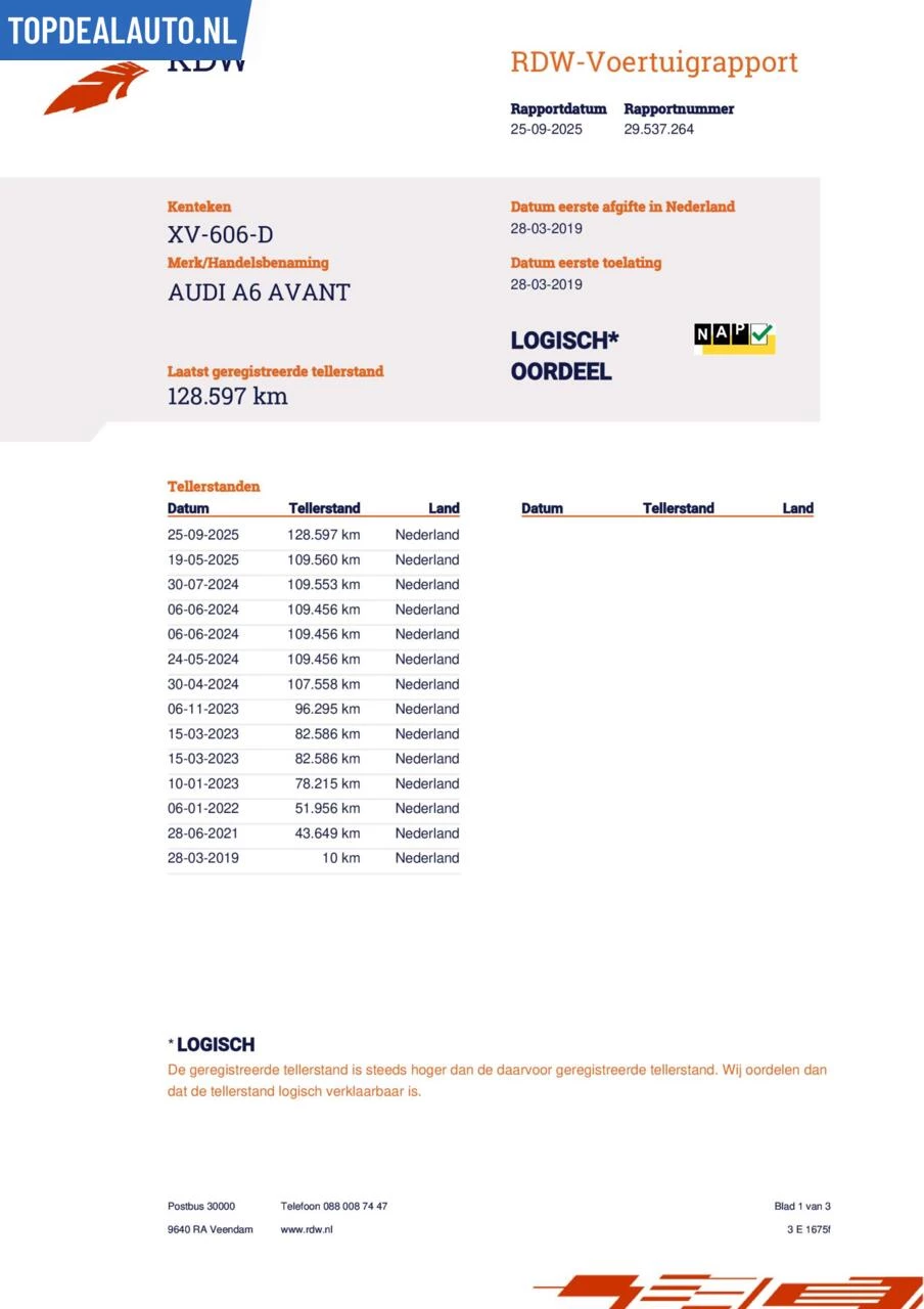 Hoofdafbeelding Audi A6