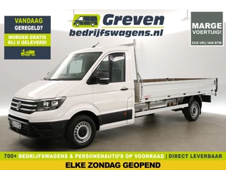 Volkswagen Crafter 35 2.0 TDI L4 | 140PK | MARGE | 3000kg Trekhaak | Laadbak | Achterklep | 3-Zits | Airco