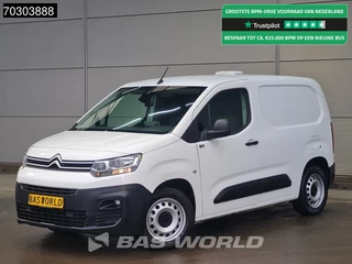 Citroën Berlingo 110PK Automaat L1H1 Navi Airco Cruise Parkeersensoren Werkplaatsinrichting Euro6 L1 Kompakt Airco Cruise control