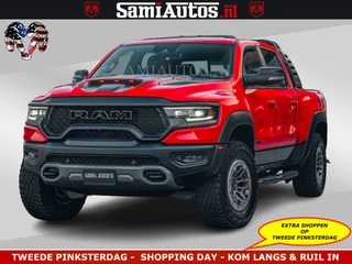 Dodge Ram Pick-Up TRX HELLCAT | 6.2 V8 702PK | FLAME RED | BOM VOL | CARBON | RAMBAR | HUD | LPG | BEAD-LOCK WHEELS | CREW CAB 5 PERSOONS | BEDRIJFS AUTO DUBBELE CABINE DC |