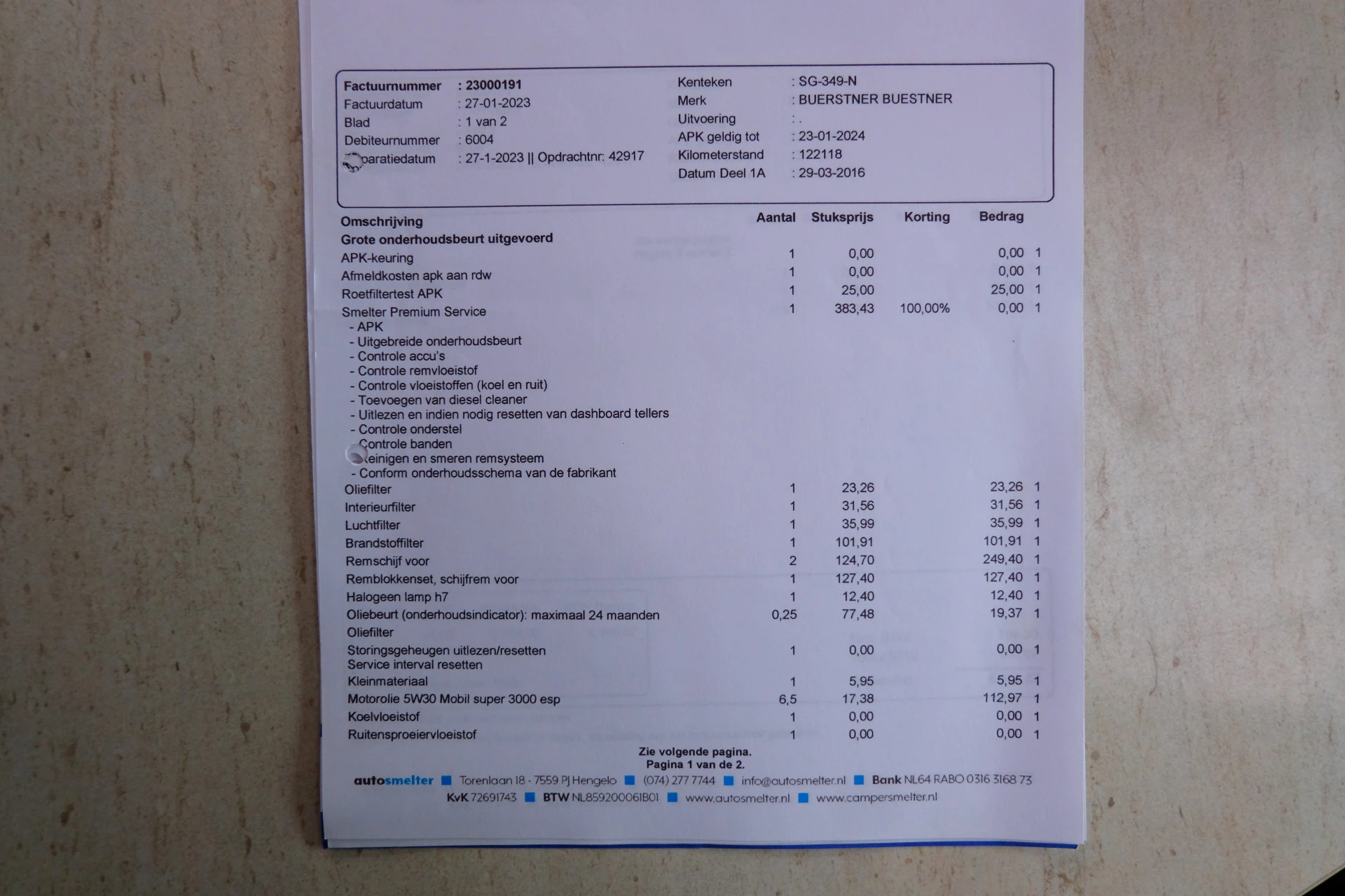 Hoofdafbeelding Bürstner Ixeo time it 726G | ACTIEPRIJS!