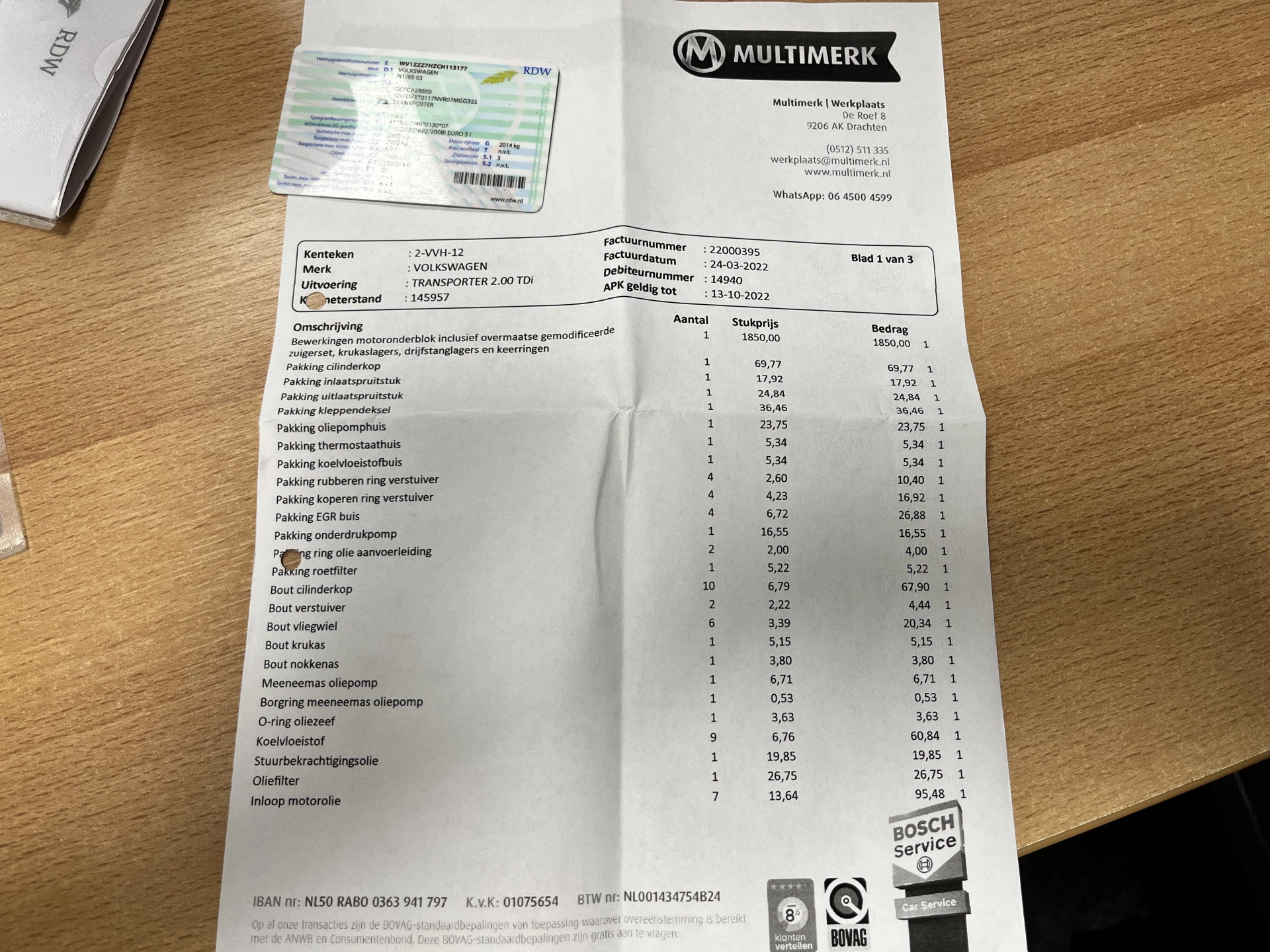 Hoofdafbeelding Volkswagen Transporter